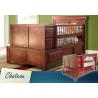 Cuna cama corral Chateau Cherry