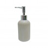 Dispensador jabón porcelana marfil