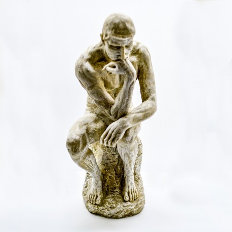 Figura decorativa hombre pensante