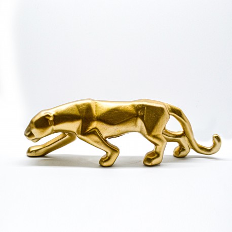 Puma cubista dorado