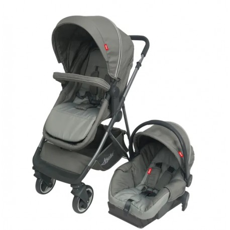 Autoasiento Travel System Queen gris