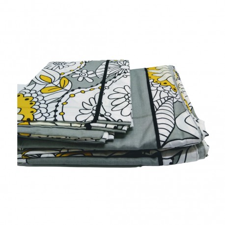 Set sabanas Queen size estampada