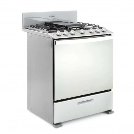 Estufa Whirlpool 30 pulgadas silver WFR-3400D